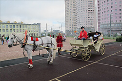 Катание на лошади в Москвее